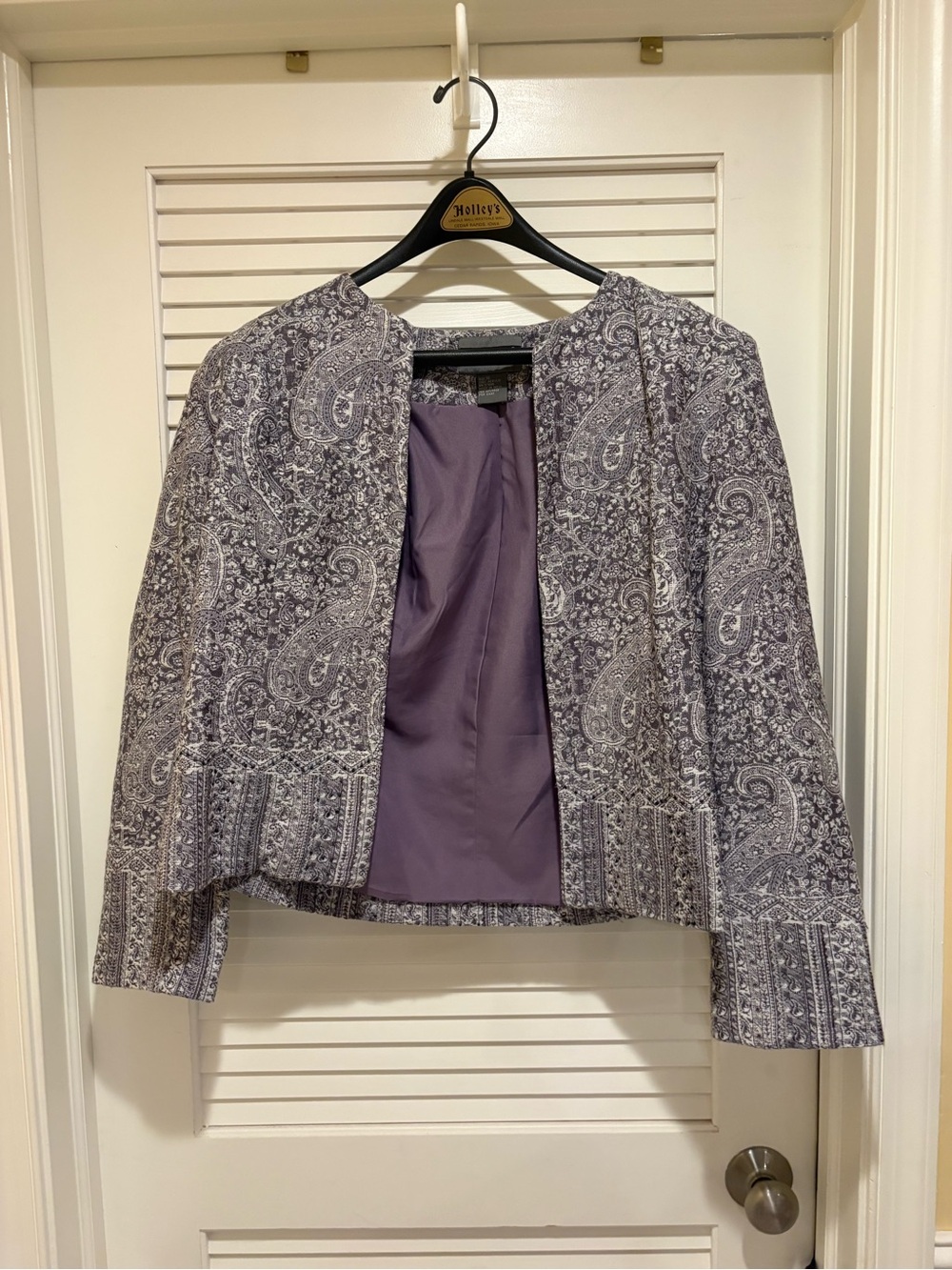 Nouveaux Purple Blazer Jacket Size 16